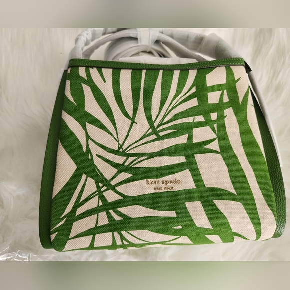 kate spade Handbags - NWT Kate Spade Leaf Print Handbag